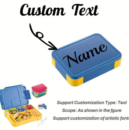 🌈 The Ultimate 6-Compartment Leak-Proof Bento Box (1330ml)