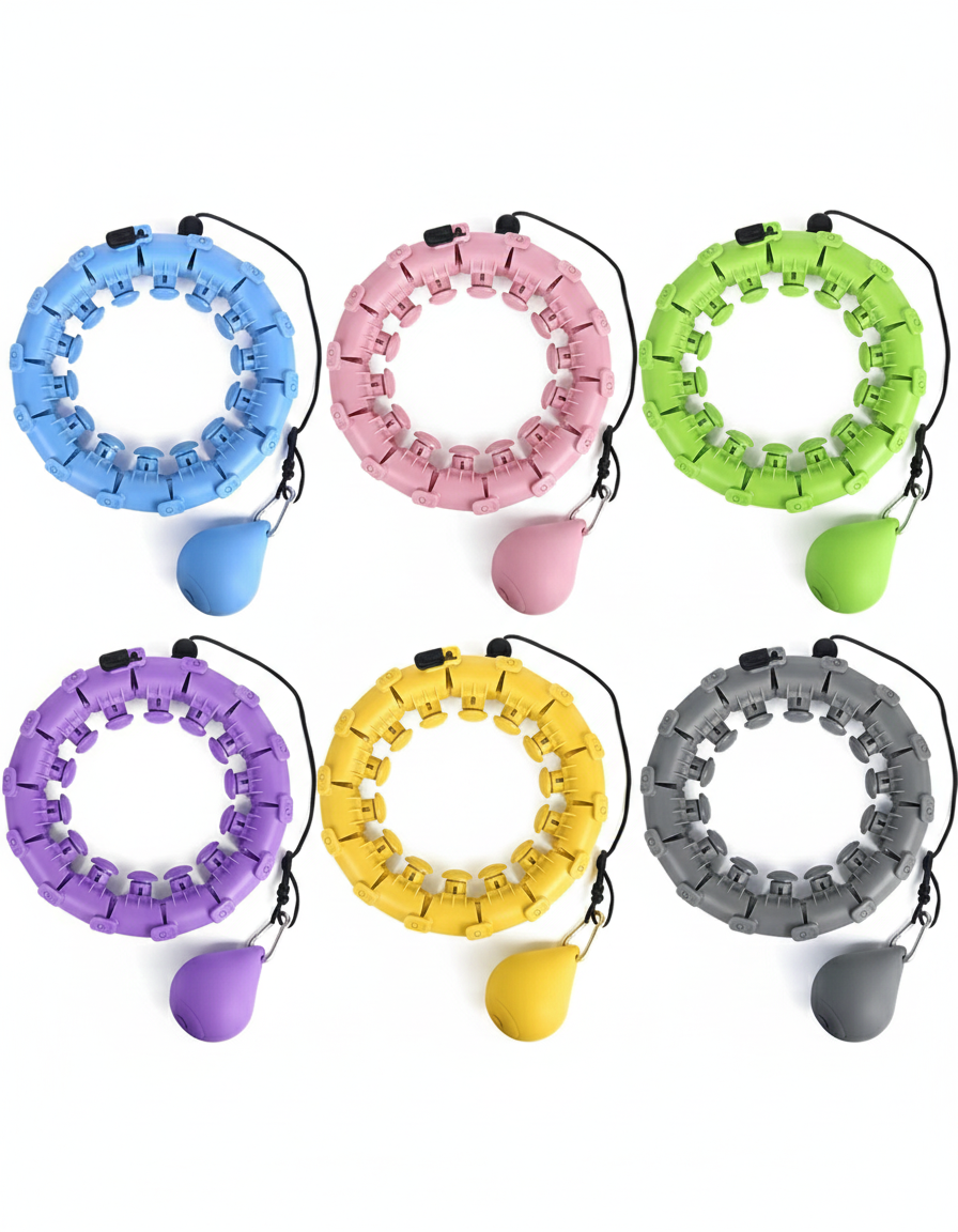 Weighted Hula Hoop – Adjustable Fit Hoop for Weight Loss